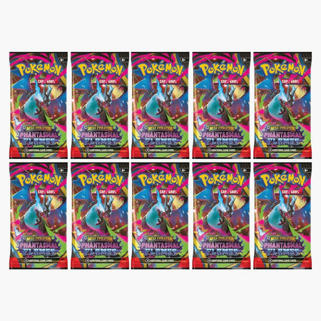2025 Pokémon Mega Evolution Phantasmal Flames Mega Charizard X Booster Pack 10x Lot