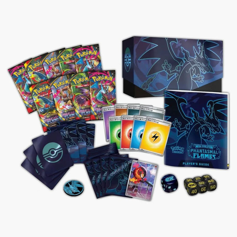 2025 Pokémon Mega Evolution Phantasmal Flames Pokemon Center Elite Trainer Box