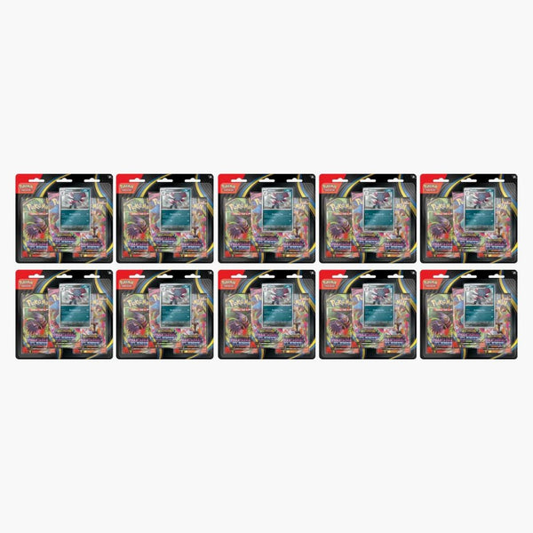 2025 Pokémon Mega Evolution Phantasmal Flames Weavile 3pk Booster Blister 10x Lot