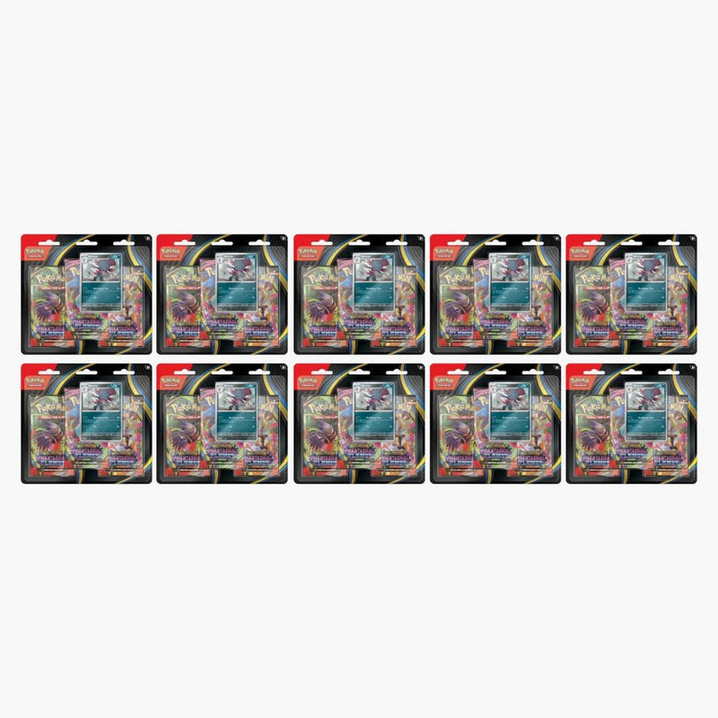 2025 Pokémon Mega Evolution Phantasmal Flames Weavile 3pk Booster Blister 10x Lot
