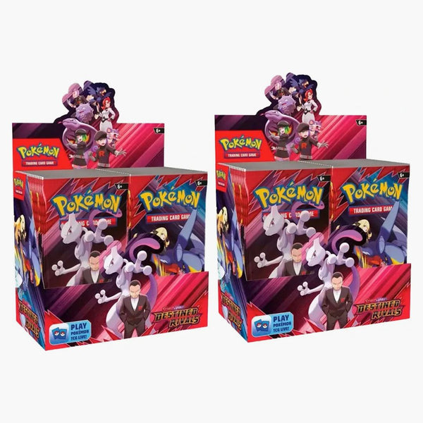 2025 Pokémon Scarlet & Violet Destined Rivals Booster Box 2x Lot