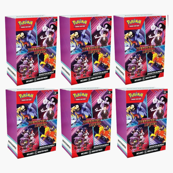2025 Pokémon Scarlet & Violet Destined Rivals Booster Bundle 6x Lot