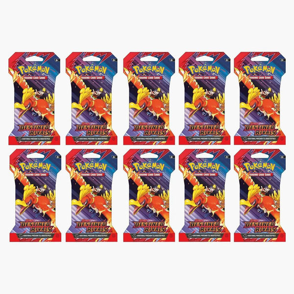 2025 Pokémon Scarlet & Violet Destined Rivals Booster Pack 10x Lot (artwork May Vary)