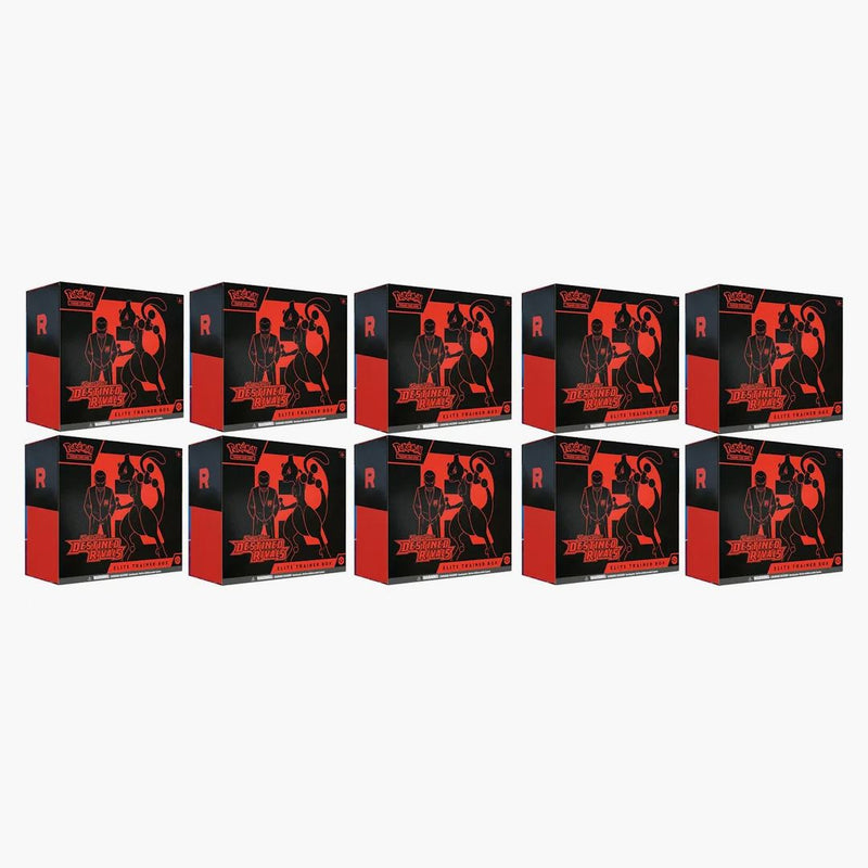 2025 Pokémon Scarlet & Violet Destined Rivals Elite Trainer Box 10x Lot