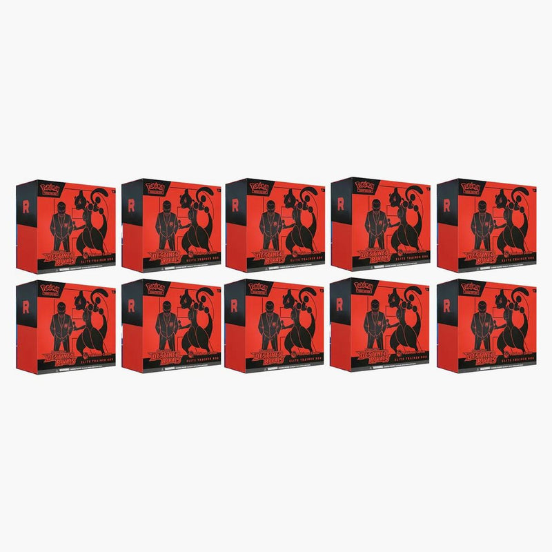 2025 Pokémon Scarlet & Violet Destined Rivals Pokemon Center Elite Trainer Box 10x Lot