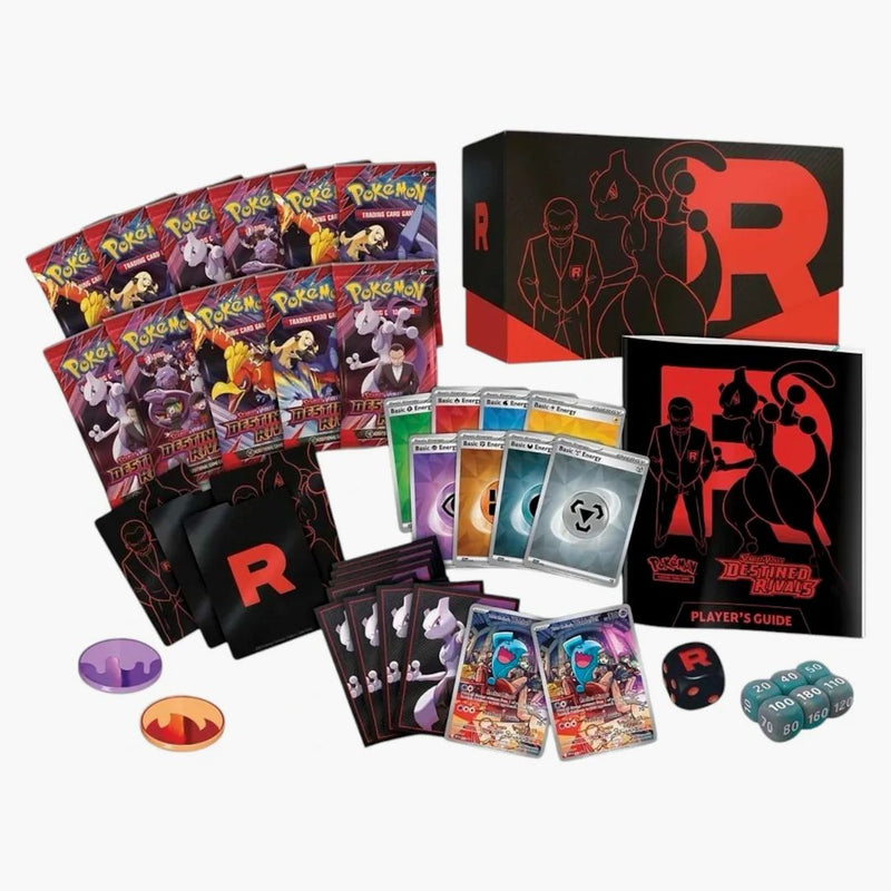 2025 Pokémon Scarlet & Violet Destined Rivals Pokemon Center Elite Trainer Box 4x Lot