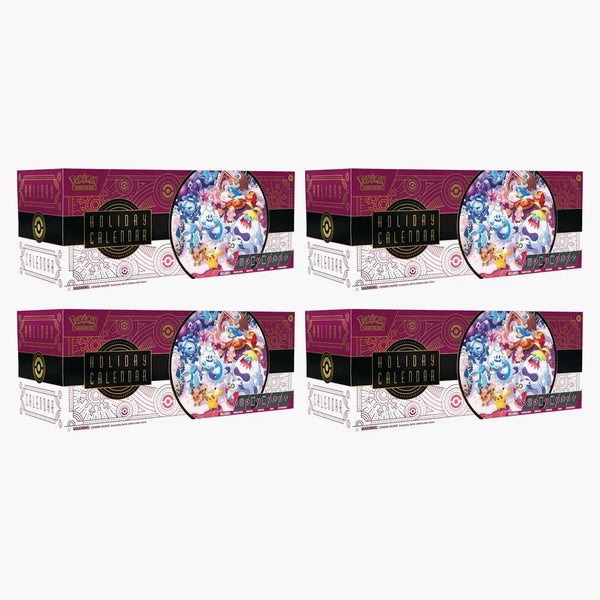 2025 Pokémon Scarlet & Violet Holiday Calendar Box 4x Lot