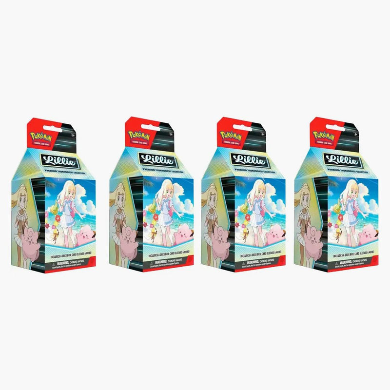 2025 Pokémon Scarlet & Violet Journey Together Lillie Premium Tournament Collection 4x Lot
