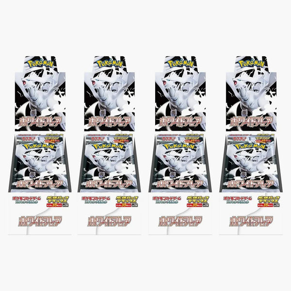 2025 Pokémon Scarlet & Violet White Flare Deluxe Box 4x Lot (japanese)