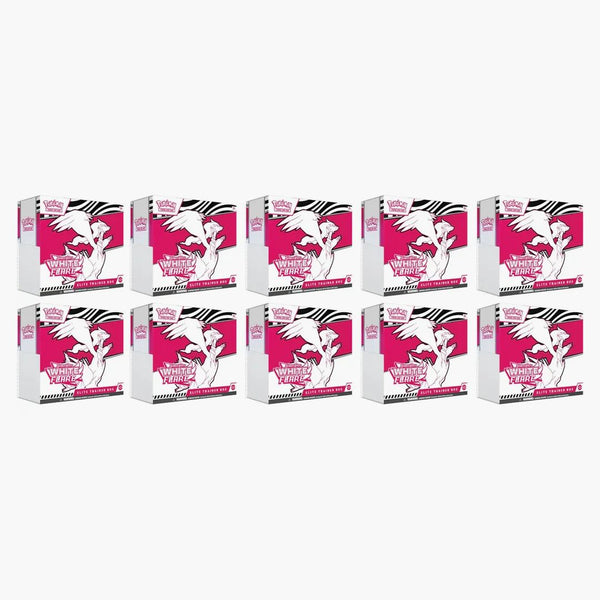2025 Pokémon Scarlet & Violet White Flare Elite Trainer Box 10x Lot