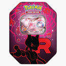 2025 Pokémon Team Rocket Mewtwo Ex Tin Case (eu)
