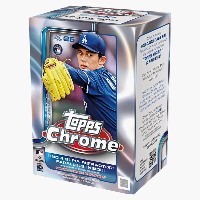 2025 Topps Chrome Baseball Value Box