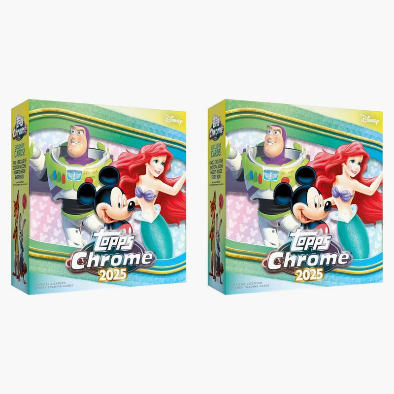 2025 Topps Chrome Disney Mega Box 2x Lot