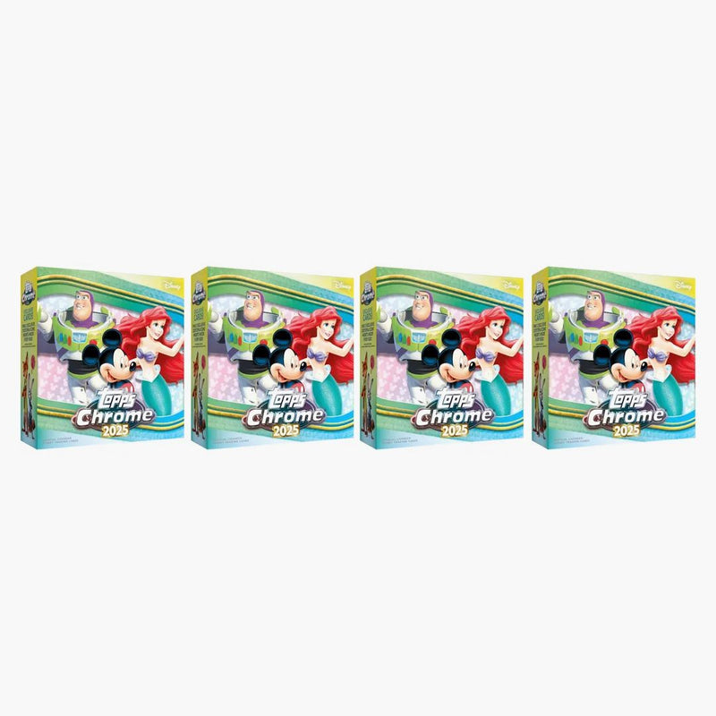 2025 Topps Chrome Disney Mega Box 4x Lot