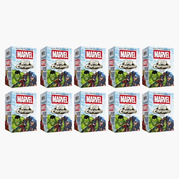 2025 Topps Marvel Comics Chrome Value Box 10x Lot
