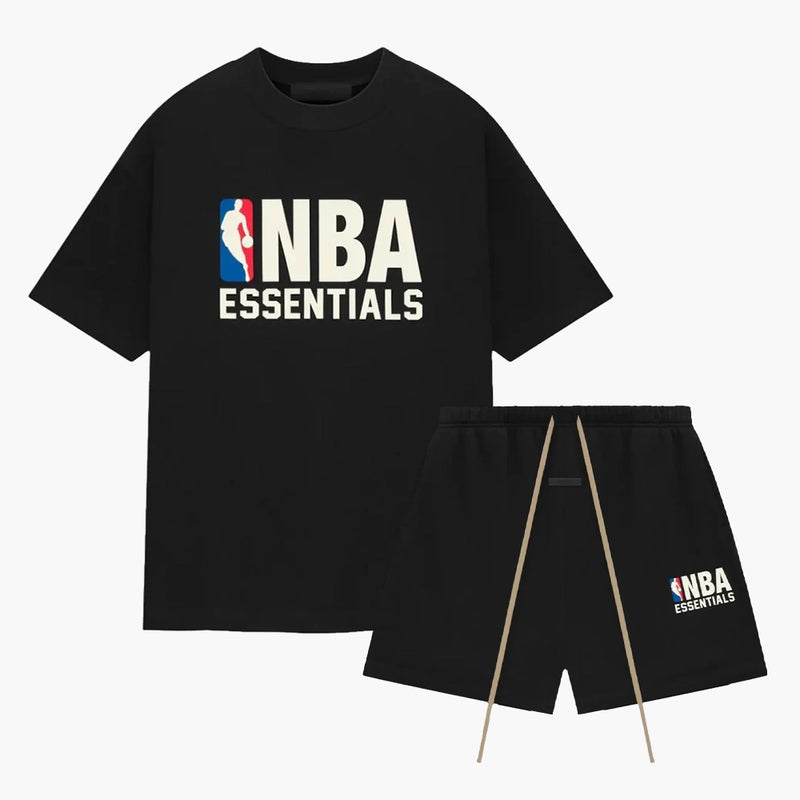 Fear of God Essentials NBA Black - Summerset (T-Shirt & Short)