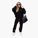 Fear of God Essentials Fleece (FW24) Black - Set (Hoodie & Sweatpant)