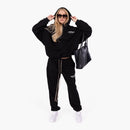 Fear of God Essentials Fleece (FW24) Black - Set (Hoodie & Sweatpant)