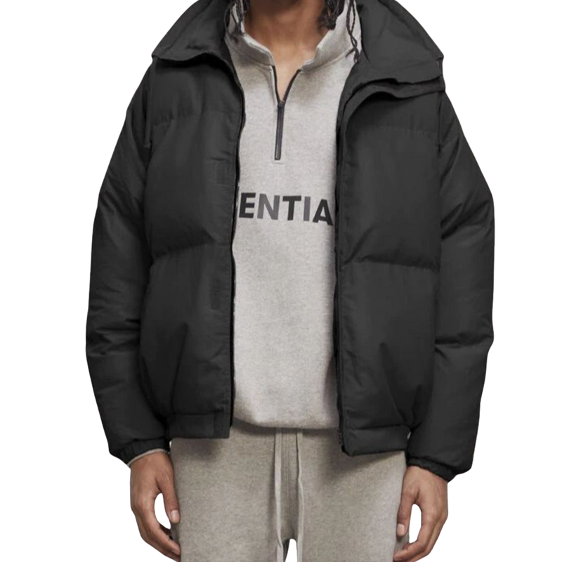 Fear Of God Essentials Puffer Jacket Black