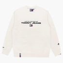 Bape X Tommy Flag Sweatshirt White
