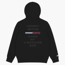 Bape X Tommy Logo Hoodie Black