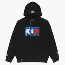 Bape X Tommy Logo Hoodie Black