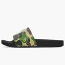 A Bathing Ape Abc Camo Slide Green