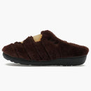 A Bathing Ape Ape Head Puffer Sandals Subu Brown