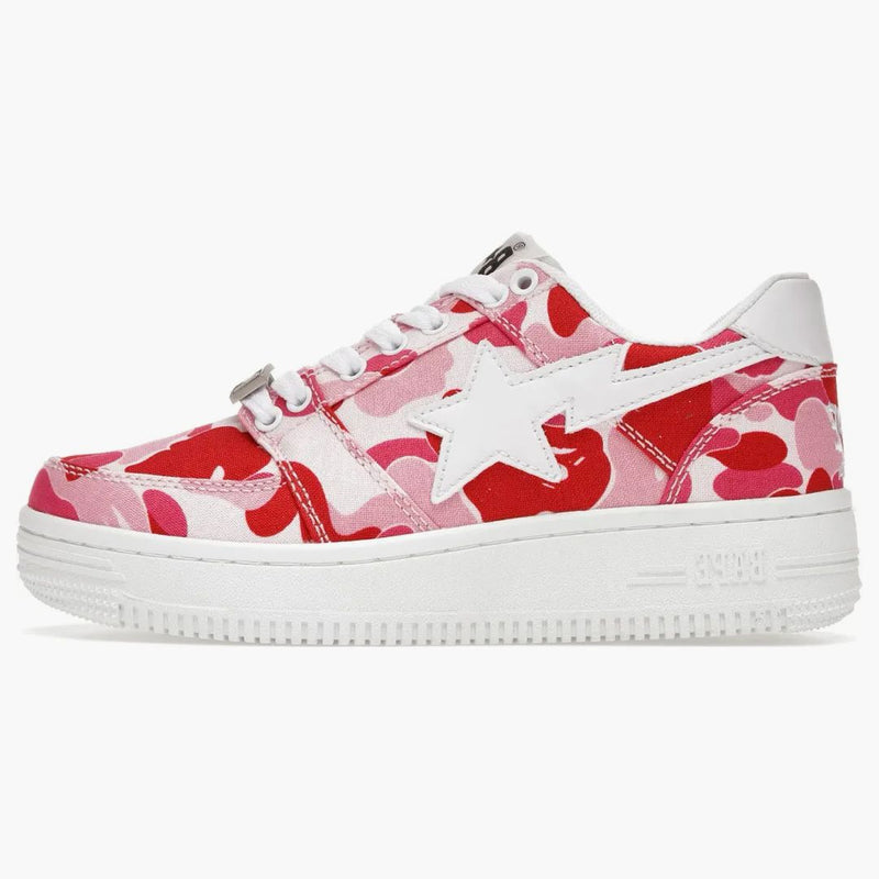 A Bathing Ape Bape StA Low ABC Camo 20th Anniversary Pink