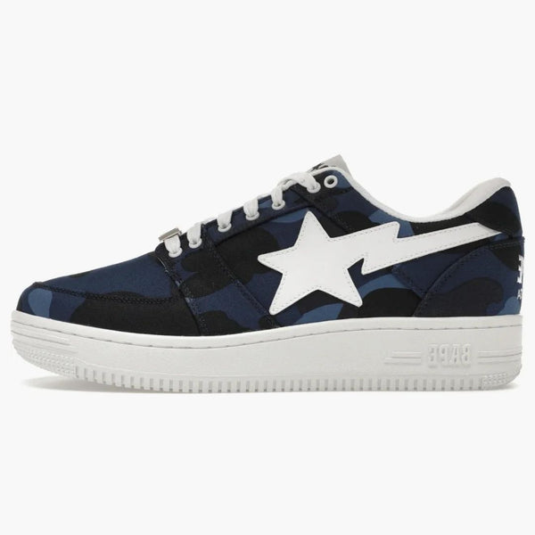 A Bathing Ape Bape StA Low Color Camo Navy