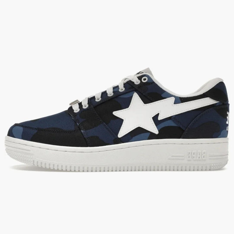 A Bathing Ape Bape StA Low Color Camo Navy