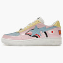 A Bathing Ape Bape StA Low M2 20th anniversary patent pink