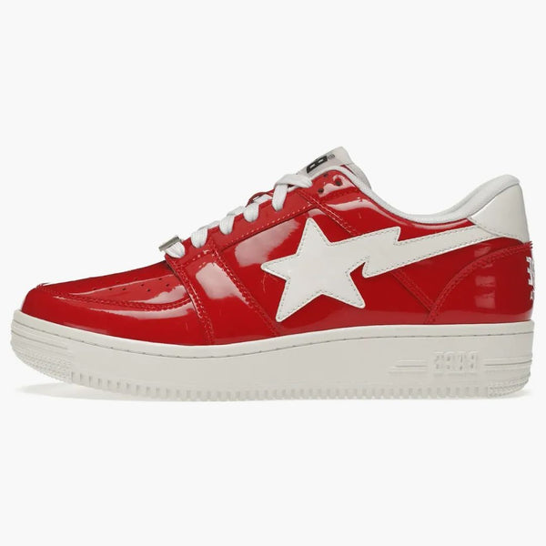 Kąpiel małpa bape sta Low Patent czerwony