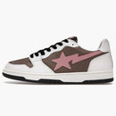 A Bathing Ape Bape Court Sta Brown Pink