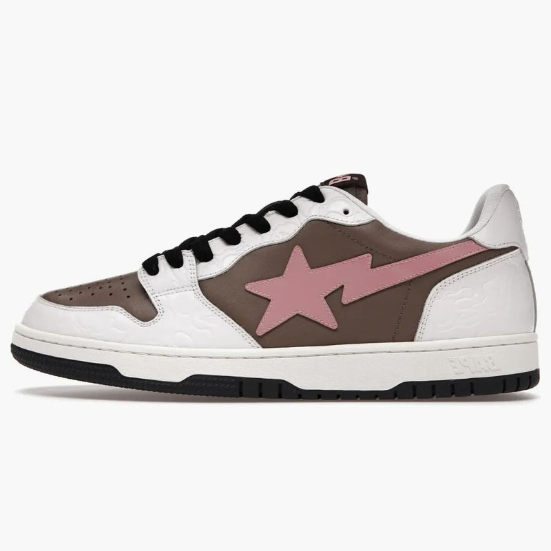 Koupací lidoop Bape Court sta Brown Pink