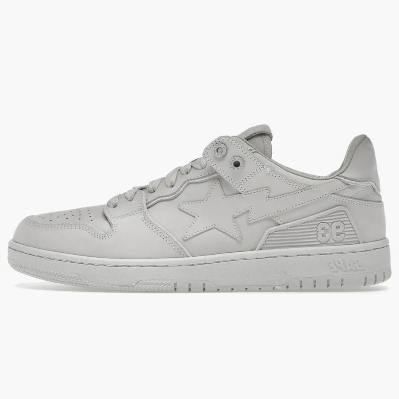 Kąpiel małpa Bape sk8 sta Triple White Nubuck