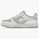 A Bathing Ape Bape Sk8 Sta White Silver Gray