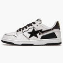 A Bathing Ape Bape Sk8 Sta White Silver