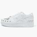En badape bape sta Low 20 -årsjubileum White Silver Studded