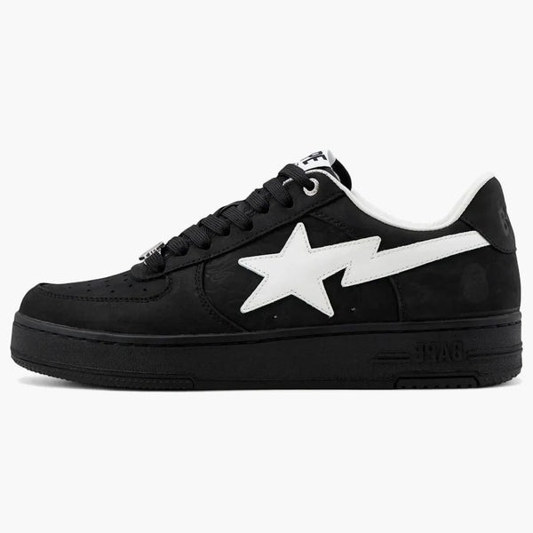 A Bathing Ape Bape Sta #4 Black White