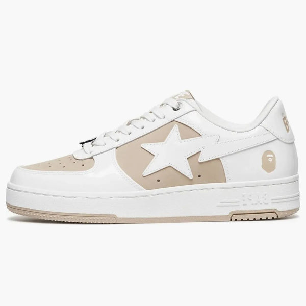 A Bathing Ape Bape StA Low #6 White beige