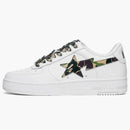 Koupací lidoop Bape sta Low ABC Camo White Green (2025)