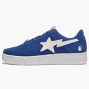 A Bathing Ape Bape StA Low Blue Suede