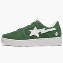 A Bathing Ape Bape StA Low Green Suede