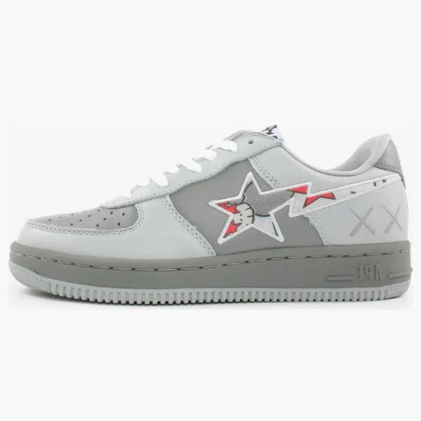 A Bathing Ape Bape Sta Low Kaws Gray Red