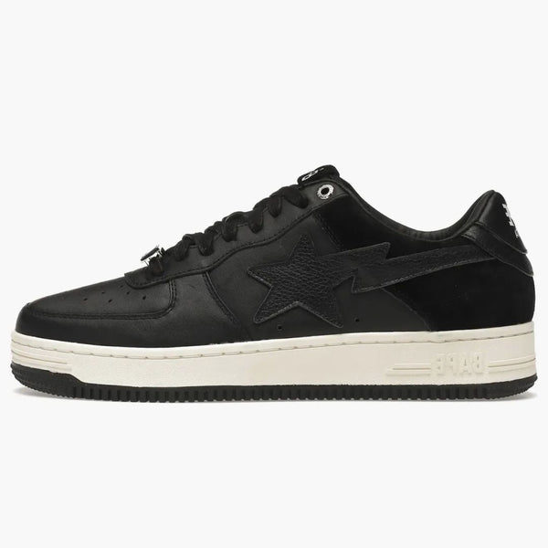 A Bathing Ape Bape Sta Low Suede Heel Black