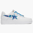 A Bathing Ape Bape StA Low White ABC Camo Blue (2021)
