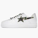A Bathing Ape Bape StA Low White ABC Camo Green (2021)