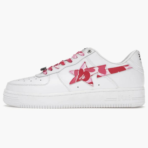 A Bathing Ape Bape StA Low White ABC Camo Pink (2021)