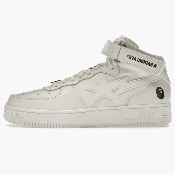 A Bathing Ape Bape Sta Mid White
